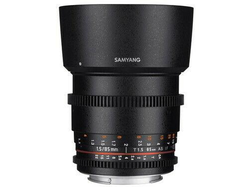 Samyang EF 85mm T1.5 VDSLR Lens