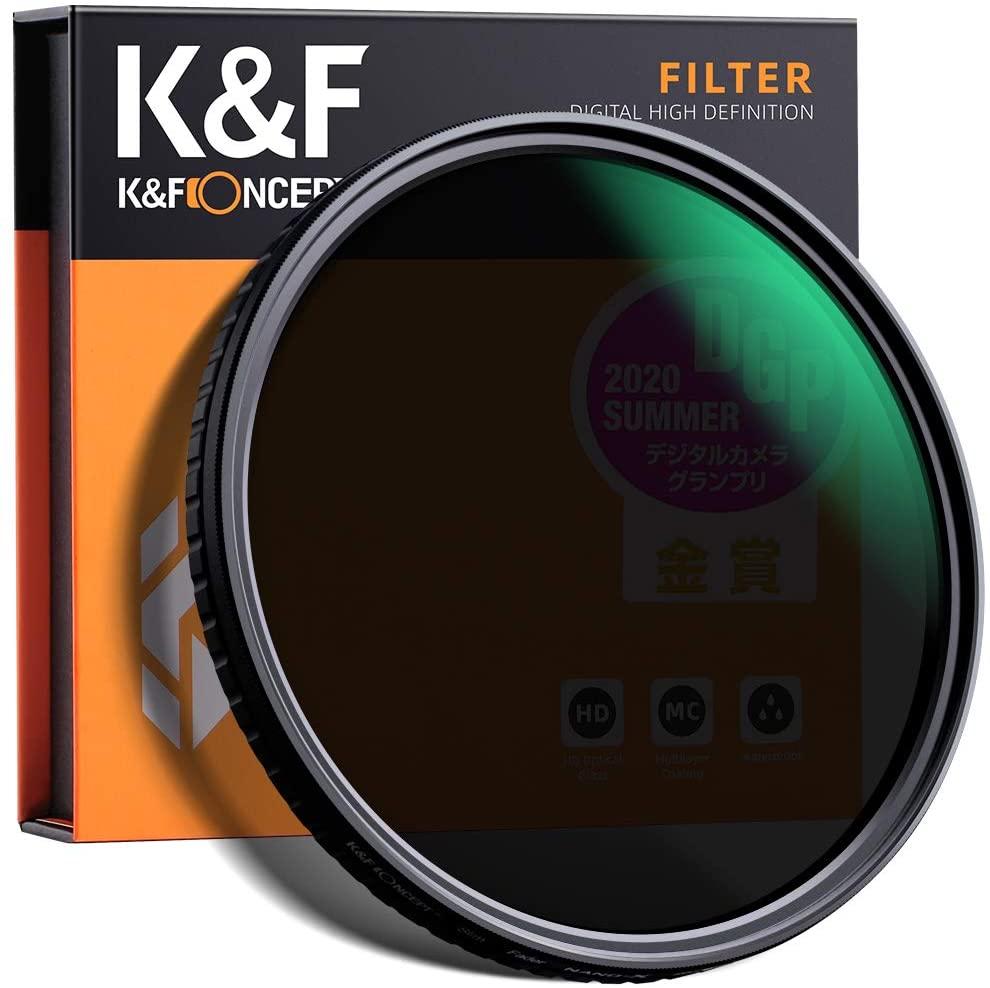 K&F Concept ND2-ND32 Filter + keermeadapterid