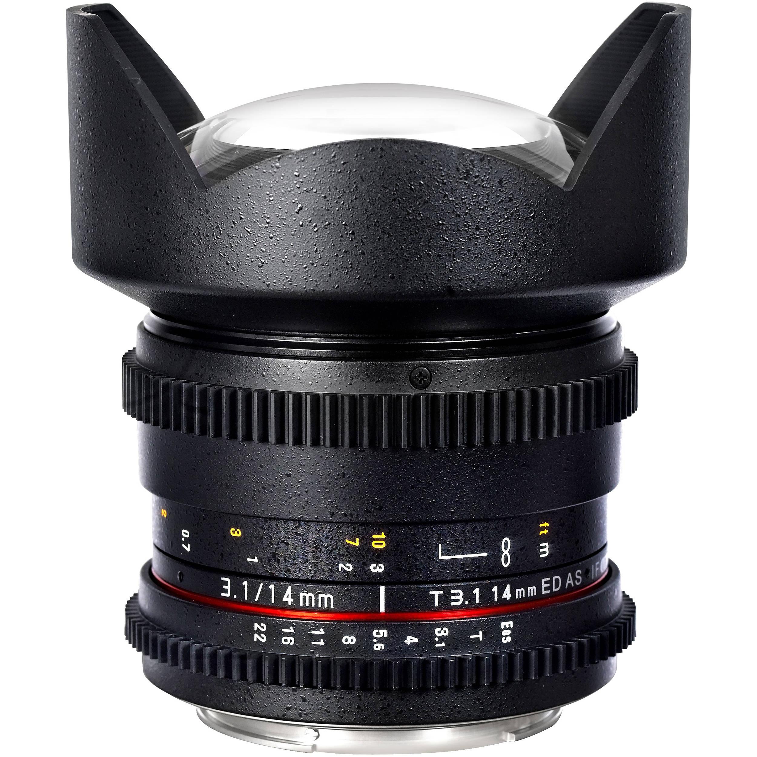Samyang EF 14mm T3.1 VDSLR Lens