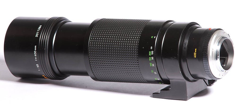 400mm lens Sony E mount & Minolta MD 