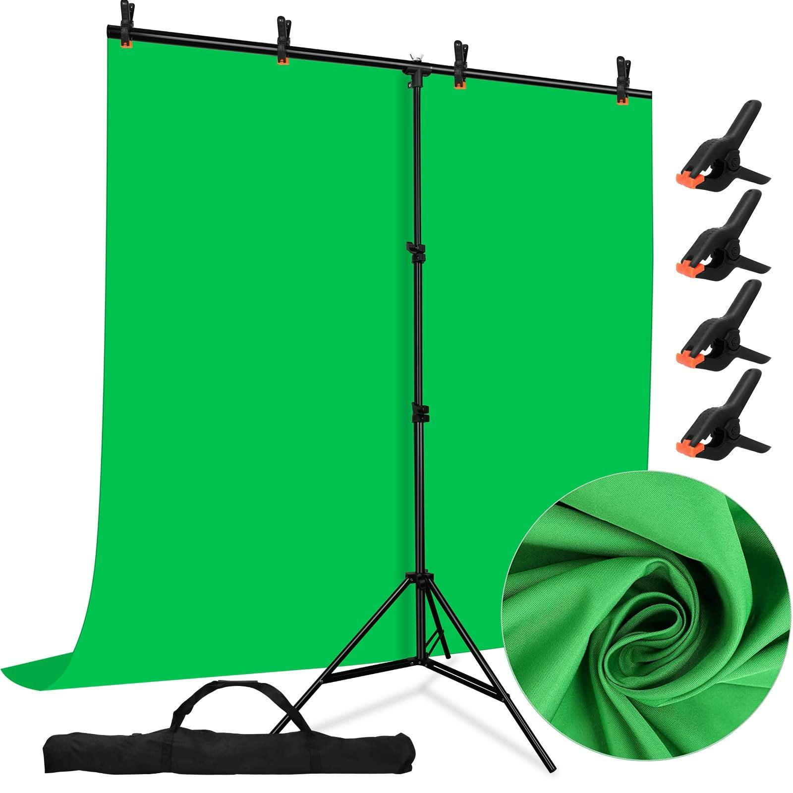 Roheline fotograafia taust 3mx3m (Green Screen/chroma key Backdrop with Stand Kit)