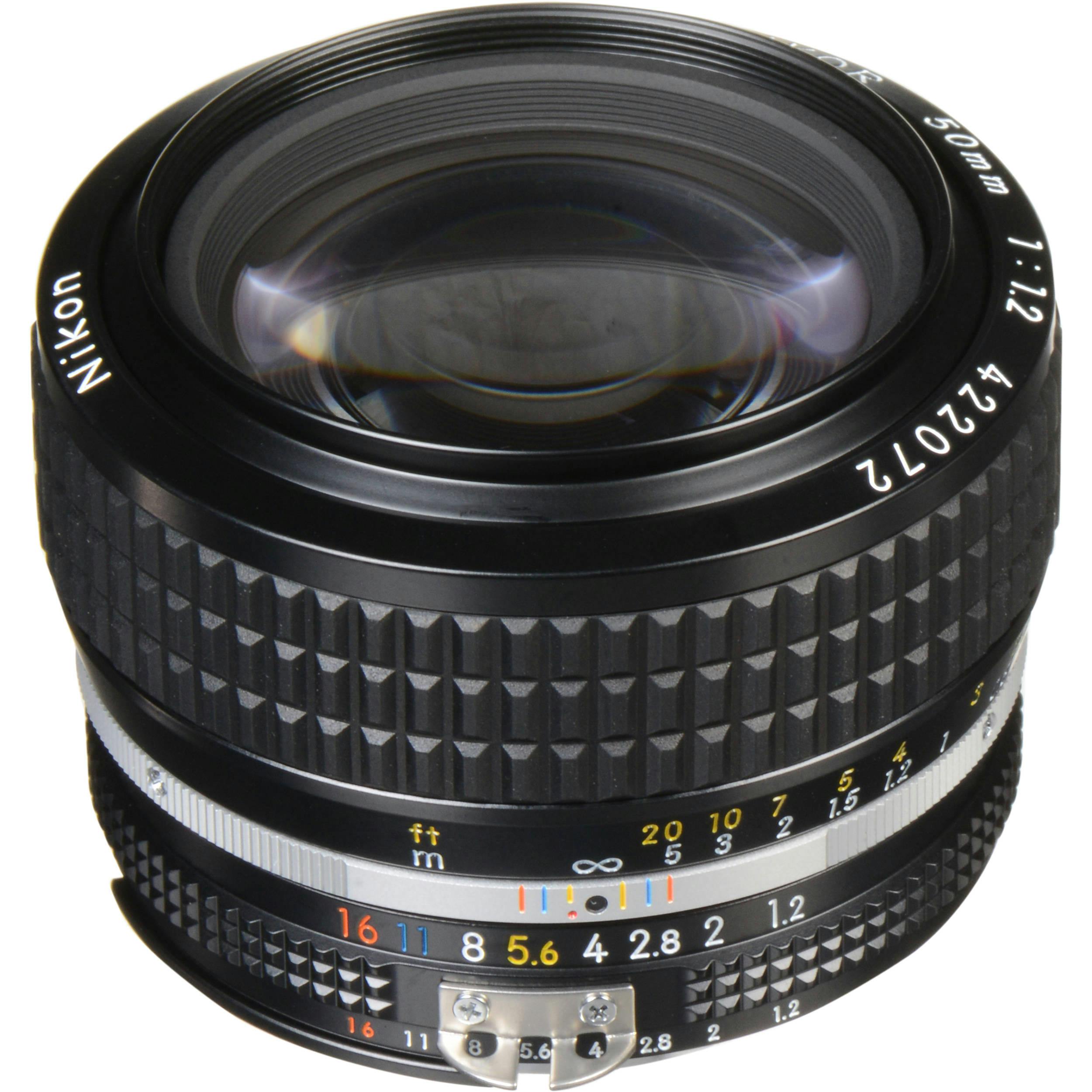 Ultra bright 50mm f/1.2 Lens (include Nikon, Canon EF, Sony E-mount adapter mounts and ND)