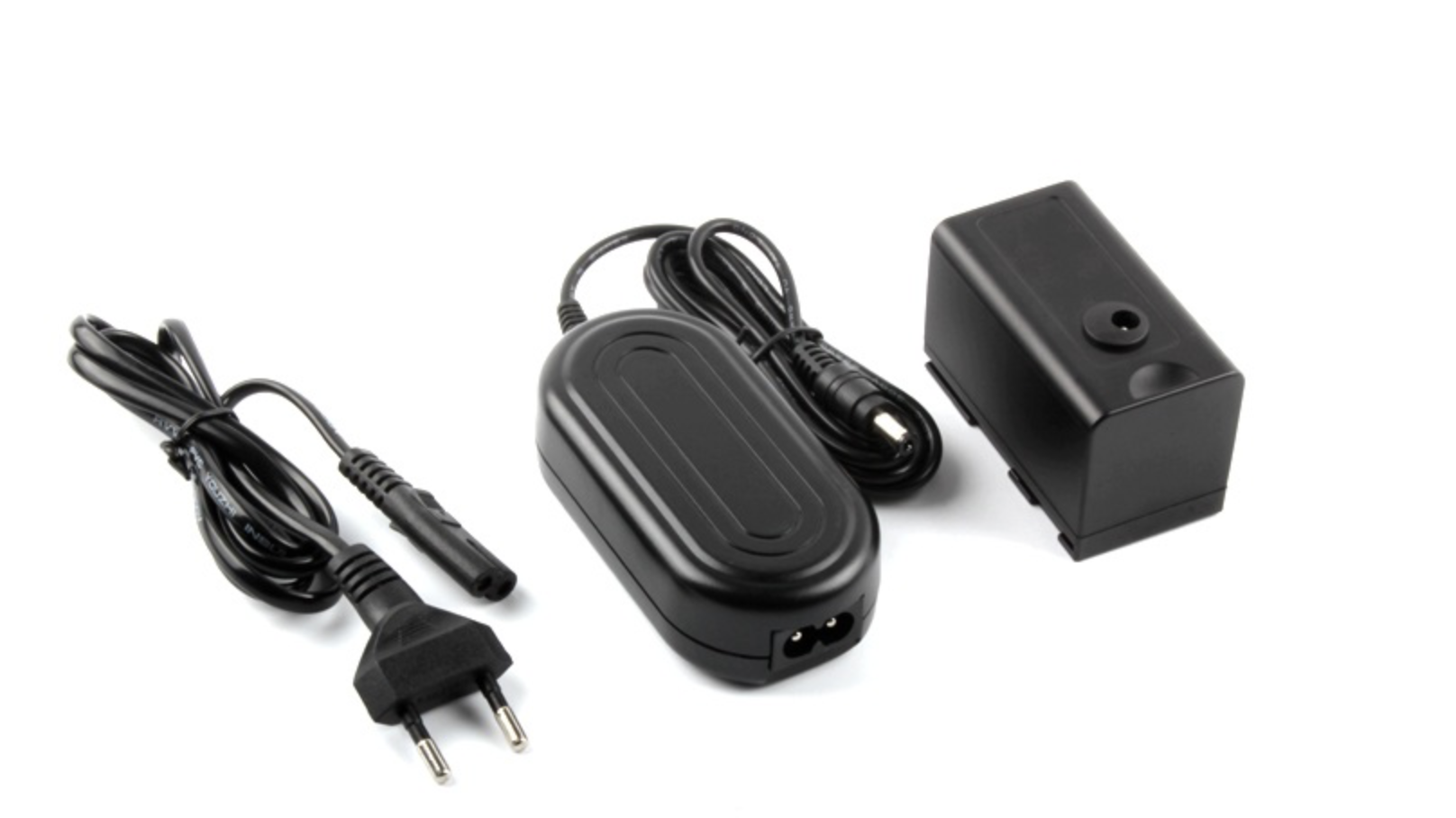 AC Adapter for Camera / Light / Monitor/ Dummy battery DC 7.4V-8.4V power supply.
