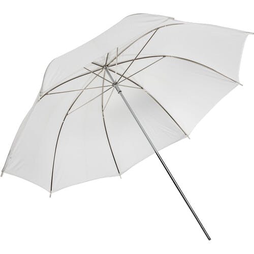 White translucent umbrella 90cm